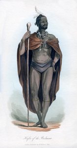 Kafir of the Bechuana, 1848 by Unbekannt