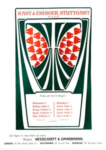 Kast & Ehinger, Stuttgart advertisement by Unbekannt
