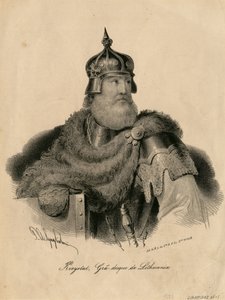 Kestutis, Grand Duke of Lithuania by Unbekannt