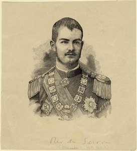 King Aleksandar of Serbia 1876-1903, c. 1889