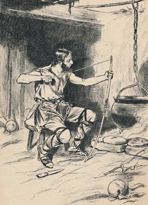 King Alfred Forgets The Cakes, c1907 by Unbekannt