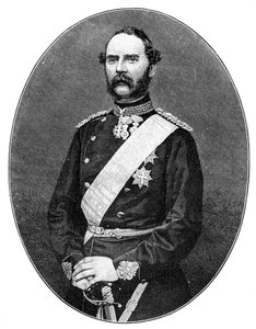 King Christian IX of Denmark by Unbekannt