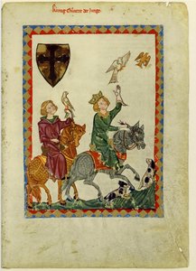 King Conrad the Younger from the Codex Manesse