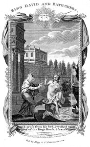 King David Looking Down at Bathsheba