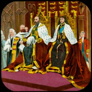 King Edward VII and Queen Alexandra, State Opening of Parliament, Westminster