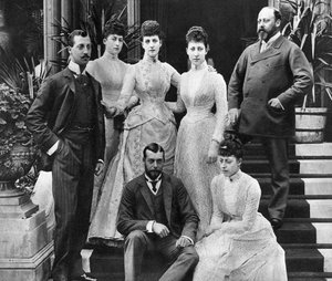 King Edward VIIs family, Marlborough House, London by Unbekannt