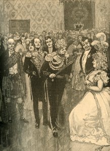 King George IV Holding a Levee in Holyrood Palace, Edinburgh