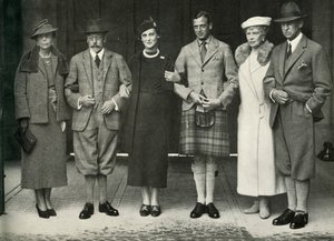 King George V, Queen Mary, Prince George, Princess Marina at Balmoral
