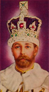 King George V at his coronation by Unbekannt