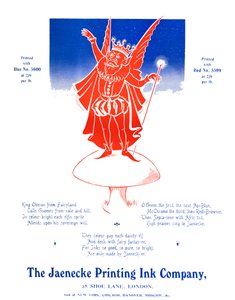 King Oberon - The Jaenecke Printing Ink Company