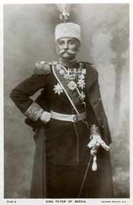 King Peter I of Serbia by Unbekannt