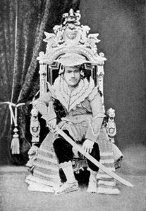 King Thibaw of Burma in full court dress, c1900, c1920 by Unbekannt