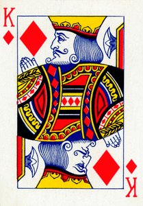 King of Diamonds from a deck of Goodall & Son Ltd. playing cards by Unbekannt
