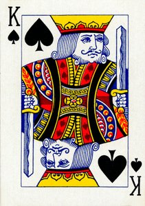 King of Spades from a deck of Goodall & Son Ltd. playing cards by Unbekannt