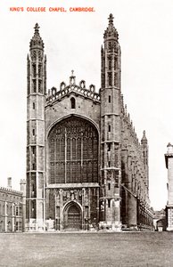 Kings College Chapel, Cambridge, 1908 by Unbekannt