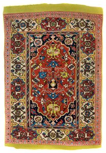 Knotted wool carpet, c1600 by Unbekannt