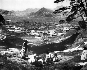 Korean Women on a Hillside, Seoul, Korea
