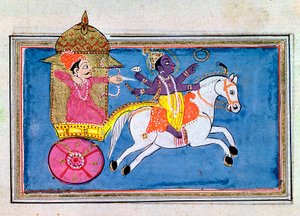 Krishna, Hindu deity, an avatar of Vishnu by Unbekannt