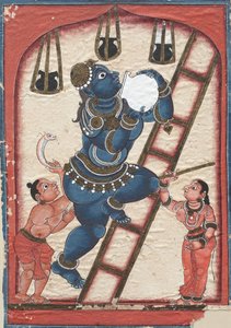 Krishna Stealing Curds by Unbekannt
