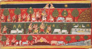 Krishna and the gopis, c1720