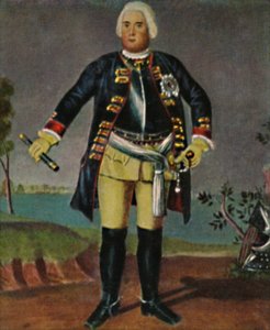 King Friedrich Wilhelm I of Prussia 1688-1740 - Engraving after the painting by Weidemann