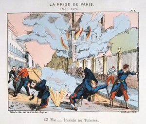 The Capture of Paris, 23 May 1871 by Unbekannt