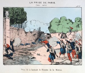 The Capture of Paris, May 1871 by Unbekannt