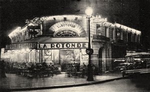 La Rotonde, Boulevard du Montparnasse by Unbekannt