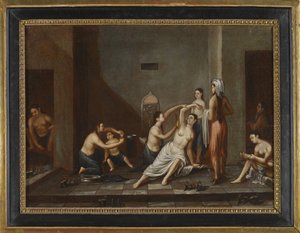 Ladies in the Hammam, 1741