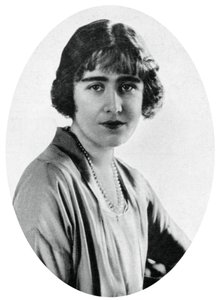 Lady Elizabeth Bowes-Lyon in 1923, 1937 by Unbekannt