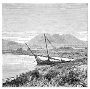 Lake Van, Tadwan Bay and Mount Nimrud, Turkey, 1895 by Unbekannt