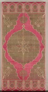 Lampas Silk Cushion Cover by Unbekannt