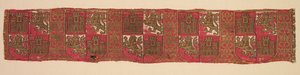 Lampas with Heraldry of Castile and León, from a Royal Christian Robe