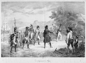 Landing at Frejus, March, 1815
