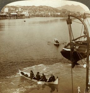 Landing from a Steamer in Arctic Country, Svolvaer, Lofoten Islands, N. Norway