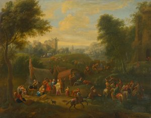 Landscape with Figural Staffage