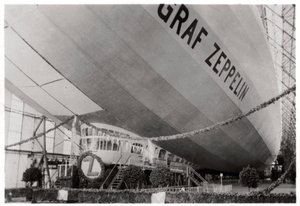 Launch ceremony for Zeppelin LZ127 Graf Zeppelin, Friedrichshafen, Germany, 9th July 1928, 1933 by Unbekannt