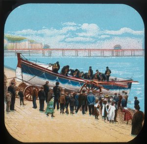 Launching the Lifeboat by Unbekannt