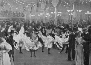 The Ball at the Moulin-Rouge, 1900 by Unbekannt
