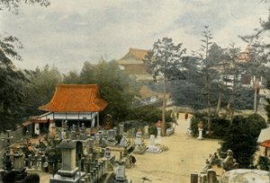 Tombstones in Kurodani Cemetery, Kyoto