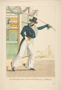 Le Départ de Calicot Pour le Combat by Unbekannt
