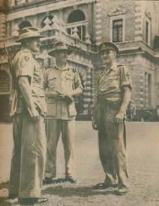 Leaders in the Burma Campaign Met in Rangoon After the City