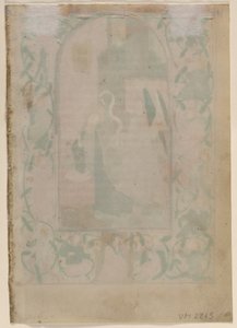 Leaf from a Book of Hours: Blank Verso, 1470s by Unbekannt