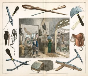 Leather, Hide & Fur Industry: The saddle maker