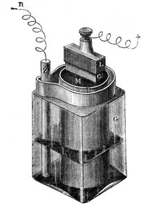 Leclanche Wet Cell, an Early Storage Battery
