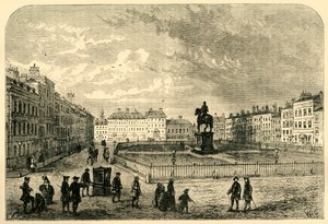 Leicester Square, about 1750 by Unbekannt