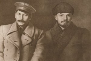 Lenin and Stalin, March 1919 by Unbekannt