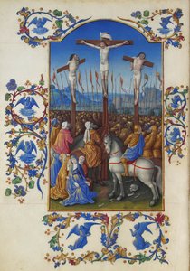 Les Très Riches Heures du Duc de Berry, Folio 152v - The Crucifixion by Unbekannt