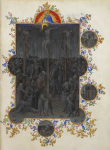 Les Très Riches Heures du Duc de Berry, Folio 153r - The Death of Christ by Unbekannt