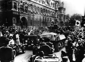 Liberation of Paris, 25 August 1944 by Unbekannt
